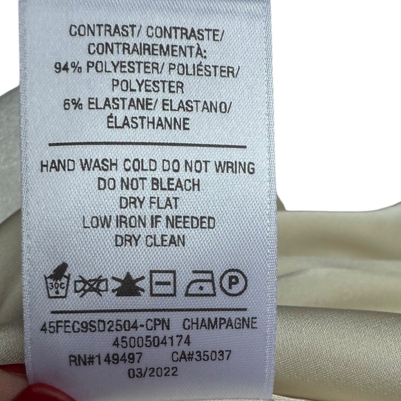 NWT Favorite Daughter The Sleeveless Date Blouse Bodysuit Champagne Cream Sz L - Picture 11 of 12